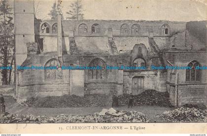 R077649 Clermont en Argonne. LEglise. Clergue