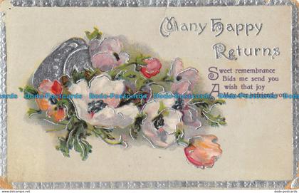 R087434 Many Happy Returns. Sweet remembrance Bids me send you