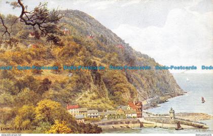 R100208 Lynmouth and Lynton. Salmon. 1955
