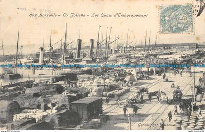 R101427 Marseille. La Joliette. Les Quais dEmbarquement