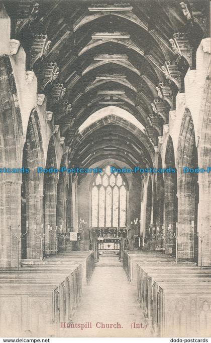 R145232 Huntspill Church. Interior. Pople and Churchill