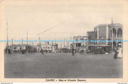 R170985 Cairo. Bab el Khadid Square. The Cairo Postcard Trust. Serie 628