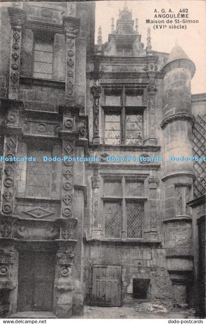 R238830 Angouleme Maison de St Simon XVI siecle A Gilbert Angouleme