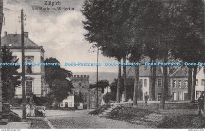 R244014 Zulpich Am Markt u Weiertor Frau R Becker
