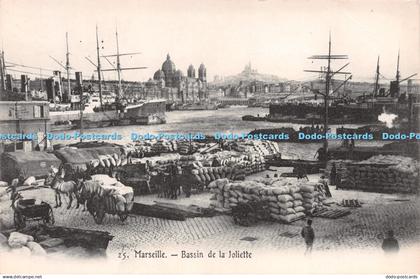 R245470 Marseille Bassin de la Joliette Postcard