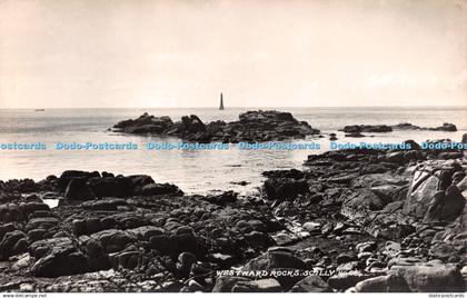 R246241 Scilly Westward Rocks James Gibson Scilly Isles Postcard