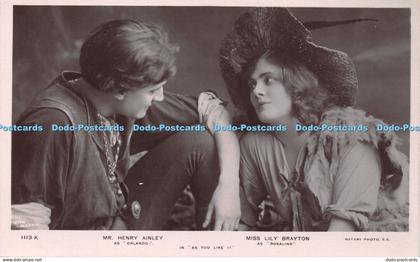 R265379 Mr Henry Ainley As Orlando Miss Lily Brayton As Rosalind Rotary Photogra