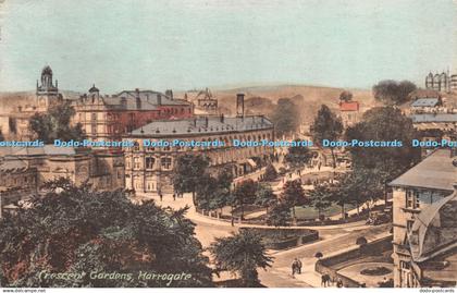 R267449 Crescent Gardens Harrogate Majestic Series W H S and S Harrogate 1919 G