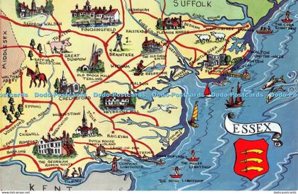 R292230 Essex Suffolk Kent Middlesex Postcard