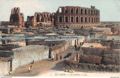 R302566 El Djem Le Colisee LL 1 Postcard 1908