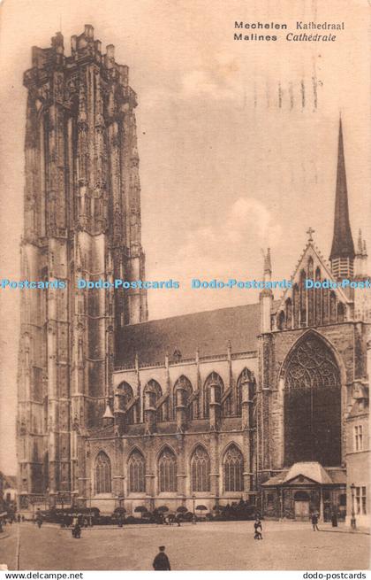 R341231 Malines Cathedrale Postcard 1929
