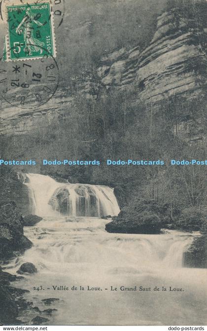 R342210 Vallee de la Loue Le Grand Saut de la Loue No 243 1913