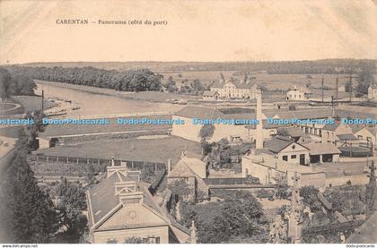 R359645 Carentan Panorama cote du port 1910