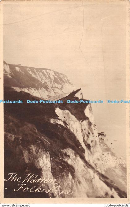 R360877 Folkestone The Warren Postcard