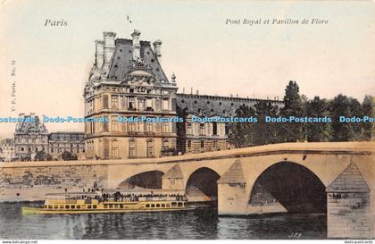 R382038 Paris Pont Royal et Pavillon De Flore V P Paris No 11