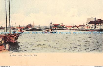 R387248 Fla Pensacola Harbor Scene The Rotograph Co
