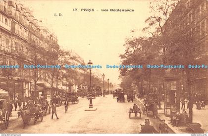 R411757 17 Paris Les Boulevards L D 1910