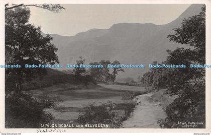 R425247 Grisedale and Helvellyn Lowe Patterdale 1913