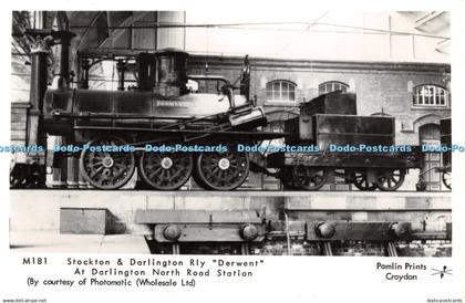 R427955 M181 Stockton and Darlington Rly Derwent At Darlington North Road Statio