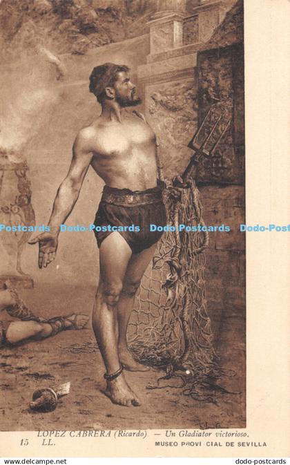 R437994 Lopez Cabrera Ricardo Un Gladiator victorioso Museo Provi Cial de Sevill