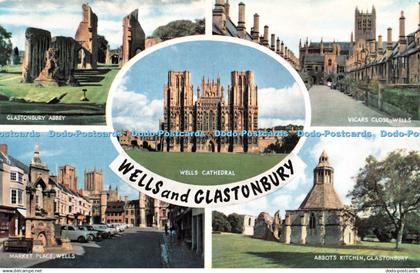 R440728 Wells and Glastonbury Wells Cathedral Market Place J Salmon Cameracolour
