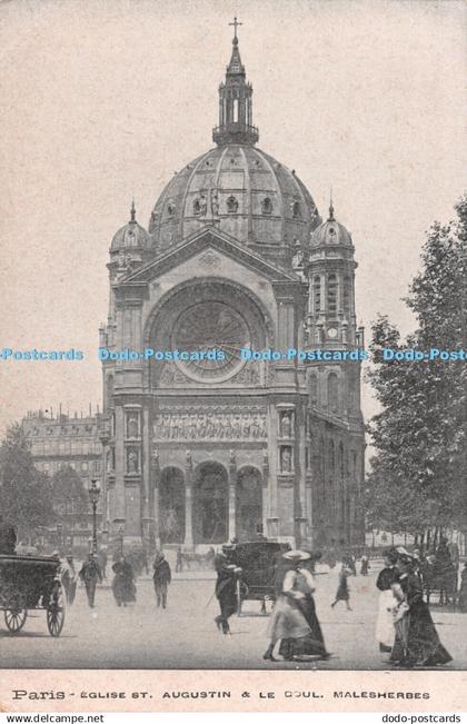 R493934 Paris Eglise St Augustin and Le Doul Malesherbes