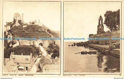 R598707 Swanage The Tower Corfe Castle near Swanage Photochrom Multi View