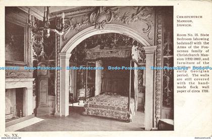 R600537 Christchurch Mansion Ipswich No XX Room No 15 State Bedroom Ipswich Corp