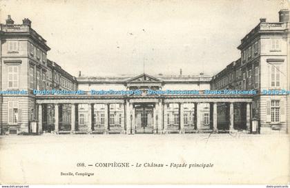 R601287 098 Compiegne Le Chateau Facade principale Decelle Compiegne 1906