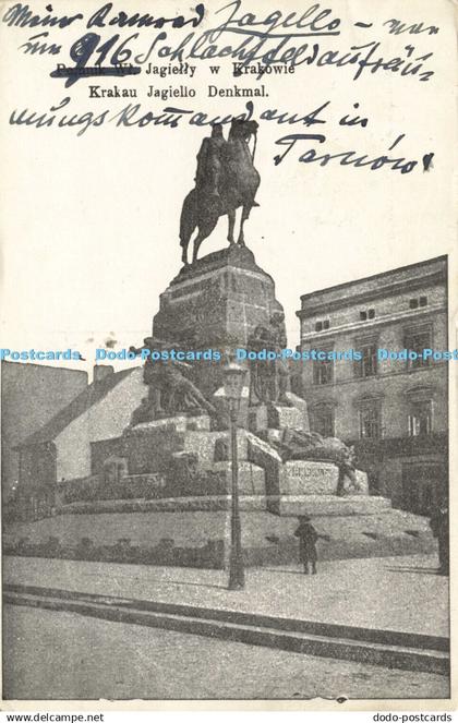 R603134 Krakau Jagiello Denkmal
