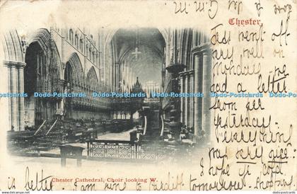 R613532 Chester Chester Cathedral Choir looking W 1901