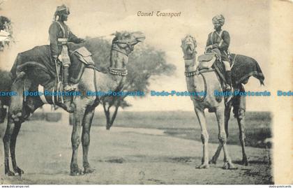 R635634 Camel Transport. Postcard