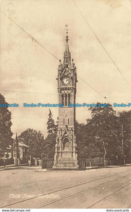 R637272 Surbiton. Clock Tower. S. Maule