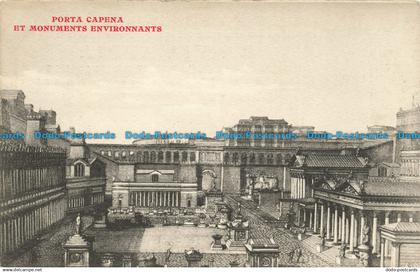 R638778 Porta Capena et Monuments Environnants. R. Solano
