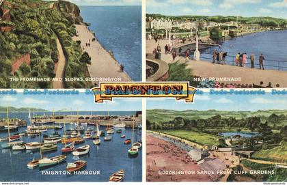 R653426 Paignton. Paignton Harbour. Goodrington Sands from Cliff Gardens. New Pr