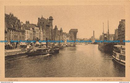 R653725 Danzig. An der Langen Brucke. No. 2