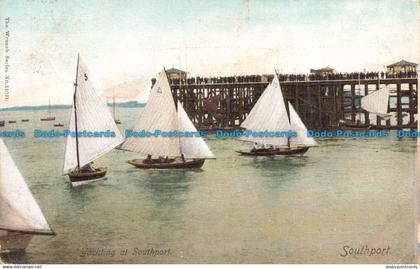 R667120 Southport. Yachting at Southport. Wrench Series No. 11031. 1904