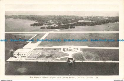 R679524 Canada. Ontario. Air View of Island Airport and Centre Island. Photogela