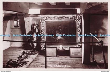 R690109 Where Nelson Died. Postcard