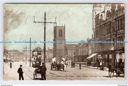 R777947 Stockton on Tees High Street Looking North The Dainty Series 1904