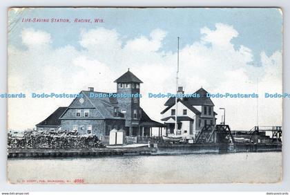 R778018 Racine Wis Life Saving Station E C Kropp Milwaukee