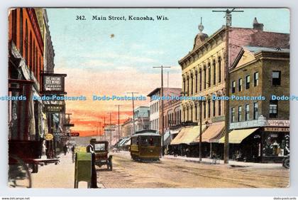 R778020 Kenosha Wis Main Street E A Bishop