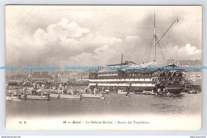 R779764 Brest La Defense Mobile Bassin des Torpilleurs