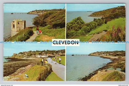 R780542 Clevedon. Ladye Bay. From Green Beach. 1970. Multi View