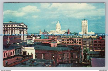 R781048 Atlanta. Ca. Court House. Capitol. City Hall. Atlanta News Agency. Plast