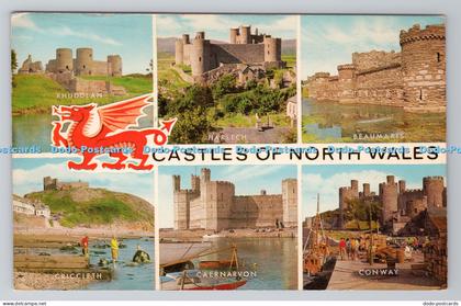 R784184 Castles of North Wales Harlech J Salmon Sevenoaks PM Rhyl Flintshire 197