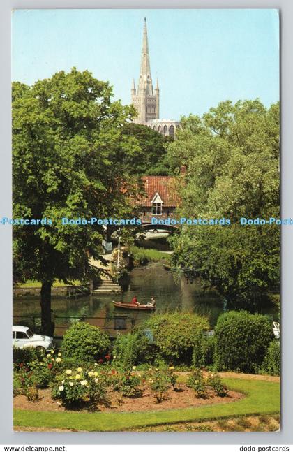 R784300 Norwich Pull Ferry and The Cathedral Jarrold Norwich
