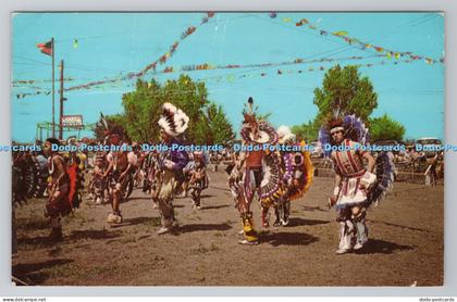 R788028 Pottawatomi Pow Wow Club. Kansas Distributing. Curteichcolor. PM. Topeka