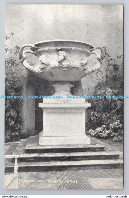 R806118 Warwick Castle. The Warwick Vase. Photochrom. London