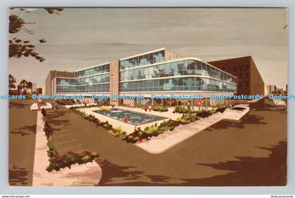 R808312 Downtown Peoria. The Peoria Sands Motel. Curteichcolor. 1965